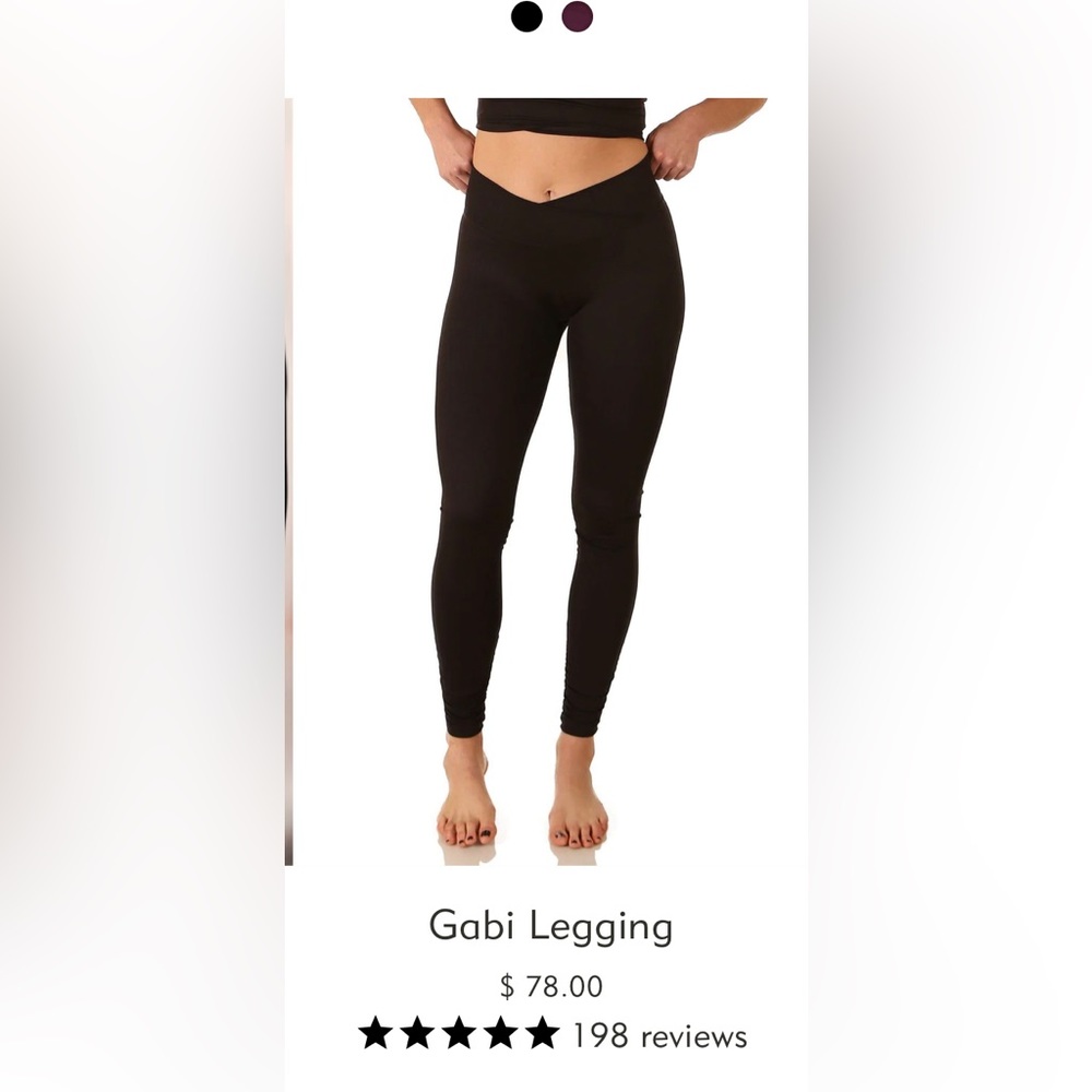 Mika Gabi Black Yoga Leggings
